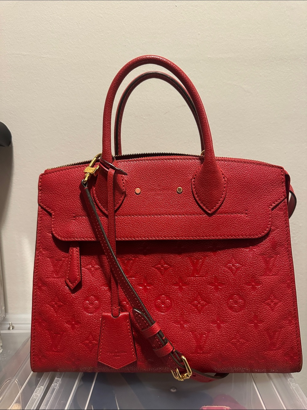 LOUIS VUITTON MONOGRAM EMPREINTE PONT NEUF MM
